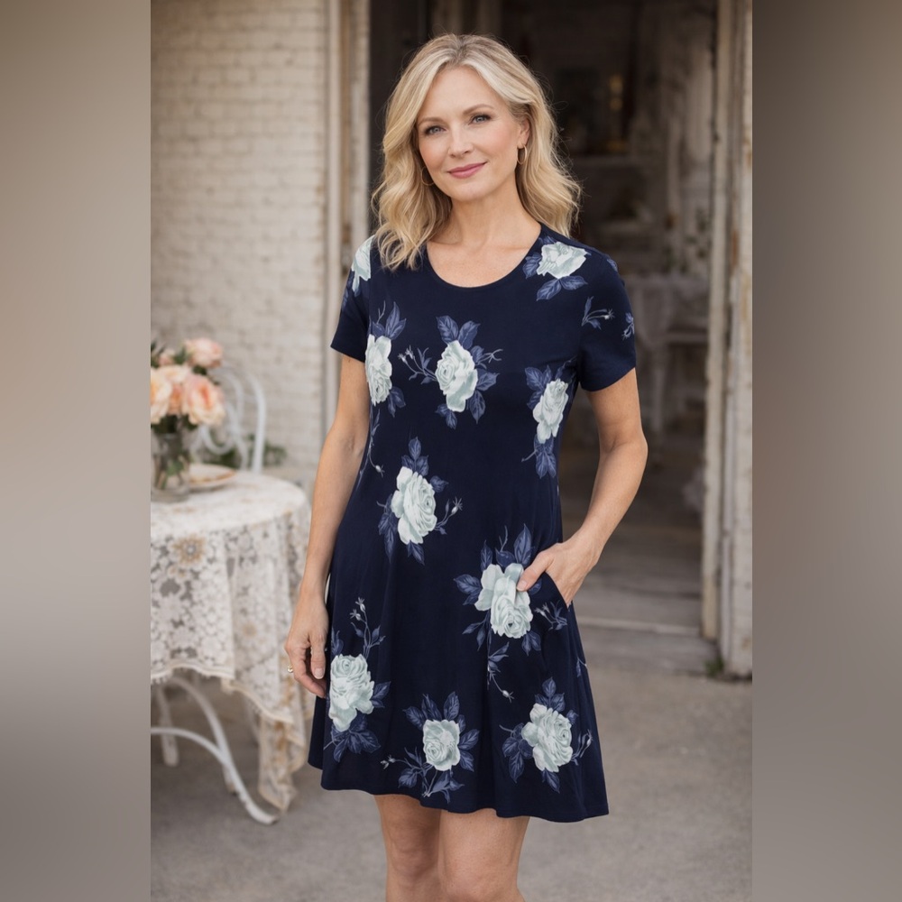 Jessica Howard Petite Floral Women Dress – Size 6P